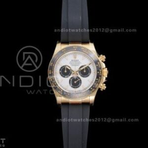 2025 Daytona 126518 YG QF 1:1 Best Edition Meteorite Dial on Oysterflex Strap QF4131 V10 (Gain Weight)
