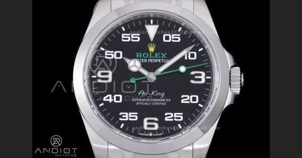 Air-King 126900 VSF 1:1 Best Edition 904L Steel Black Dial on SS Bracelet VS3230 - Image 3