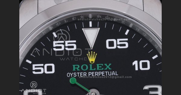 Air-King 126900 VSF 1:1 Best Edition 904L Steel Black Dial on SS Bracelet VS3230 - Image 4