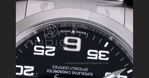Air-King 126900 VSF 1:1 Best Edition 904L Steel Black Dial on SS Bracelet VS3230 - Image 6