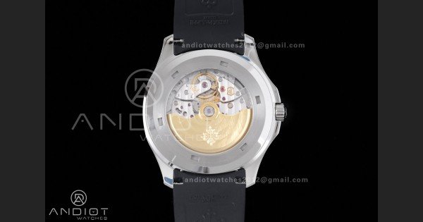 Aquanaut 5167 SS DDF 1:1 Best Edition Gray Dial on Black Rubber Strap DD330 Super Clone - Image 7