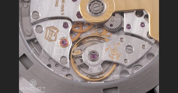Aquanaut 5167 SS DDF 1:1 Best Edition Gray Dial on Blue Rubber Strap DD324 Super Clone - Image 8