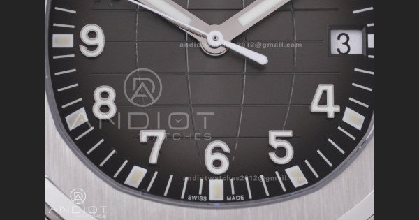 Aquanaut 5167 SS DDF 1:1 Best Edition Gray Dial on Orange Rubber Strap DD324 Super Clone - Image 5