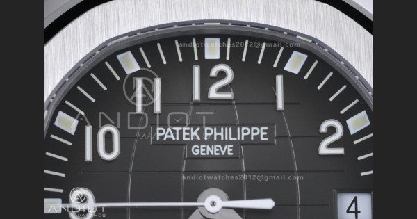 Aquanaut 5167 SS DDF 1:1 Best Edition Gray Dial on White Rubber Strap DD330 Super Clone - Image 4