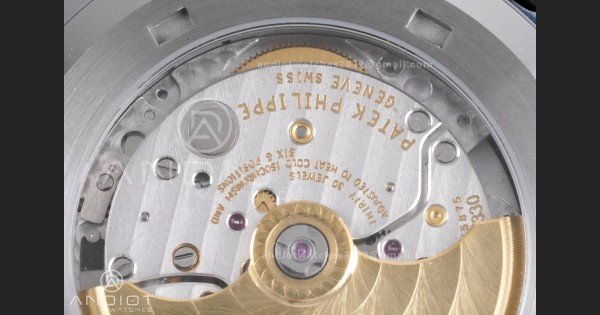 Aquanaut 5167 SS DDF 1:1 Best Edition Gray Dial on White Rubber Strap DD330 Super Clone - Image 9