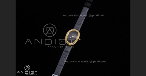 Baignoire Watch YG AF 1:1 Best Edition Black Dial on Black Strap RONDA Quartz - Image 2