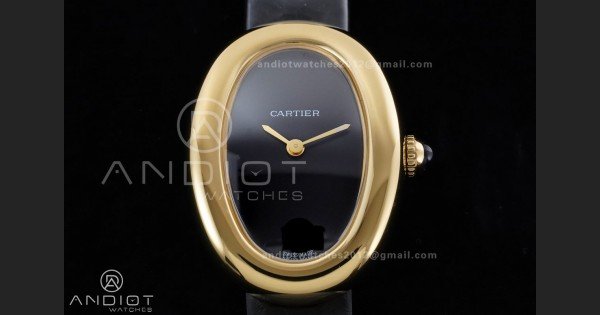 Baignoire Watch YG AF 1:1 Best Edition Black Dial on Black Strap RONDA Quartz - Image 3