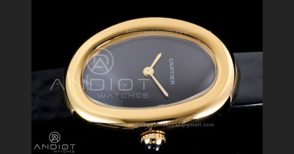 Baignoire Watch YG AF 1:1 Best Edition Black Dial on Black Strap RONDA Quartz - Image 5