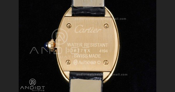 Baignoire Watch YG AF 1:1 Best Edition Black Dial on Black Strap RONDA Quartz - Image 8