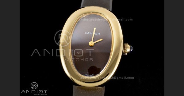 Baignoire Watch YG AF 1:1 Best Edition Brown Dial on Brown Strap RONDA Quartz - Image 3