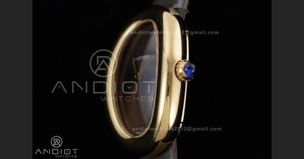 Baignoire Watch YG AF 1:1 Best Edition Brown Dial on Brown Strap RONDA Quartz - Image 4