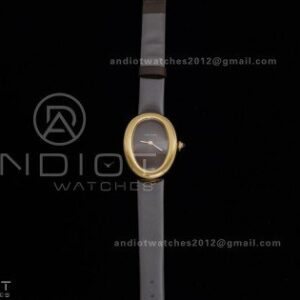 Baignoire Watch YG AF 1:1 Best Edition Brown Dial on Brown Strap RONDA Quartz