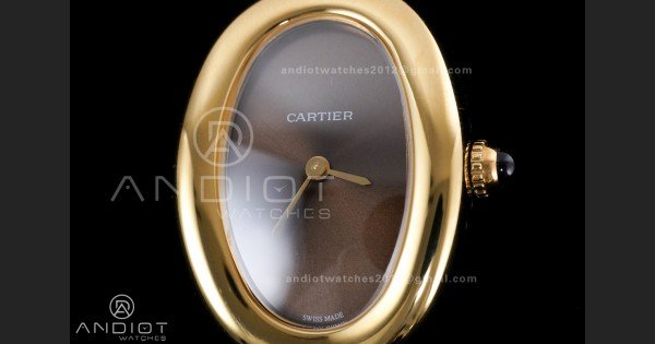 Baignoire Watch YG AF 1:1 Best Edition Brown Dial on Brown Strap RONDA Quartz - Image 5