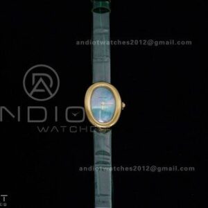 Baignoire Watch YG AF 1:1 Best Edition Green Mop Dial on Green Croco RONDA Quartz