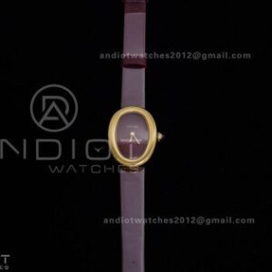 Baignoire Watch YG AF 1:1 Best Edition Red Dial on Red Strap RONDA Quartz
