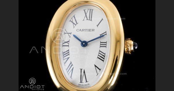 Baignoire Watch YG AF 1:1 Best Edition White Dial on Black Strap RONDA Quartz - Image 4