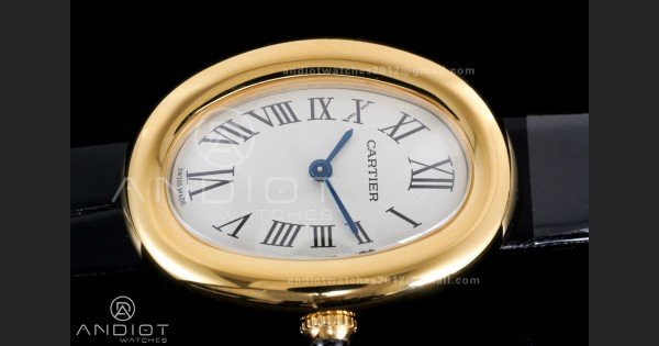 Baignoire Watch YG AF 1:1 Best Edition White Dial on Black Strap RONDA Quartz - Image 5