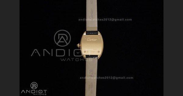 Baignoire Watch YG AF 1:1 Best Edition White Dial on Black Strap RONDA Quartz - Image 7