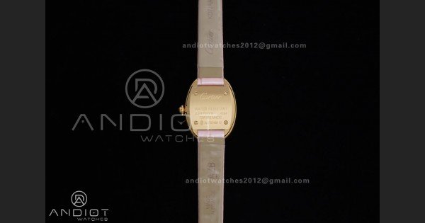 Baignoire Watch YG AF 1:1 Best Edition White Dial on Pink Strap RONDA Quartz - Image 7