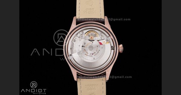 Cellini 50505 RG KZF 1:1 Best Edition White Dial Roma Markers on Brown Leather Strap SA3132 - Image 8