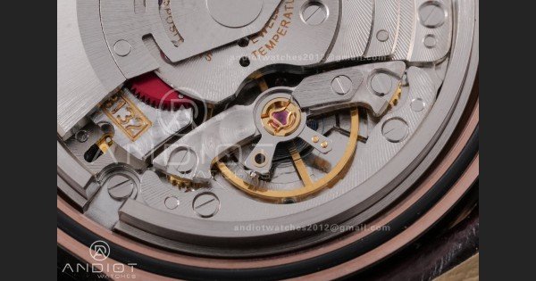 Cellini 50505 RG KZF 1:1 Best Edition White Dial Roma Markers on Brown Leather Strap SA3132 - Image 9