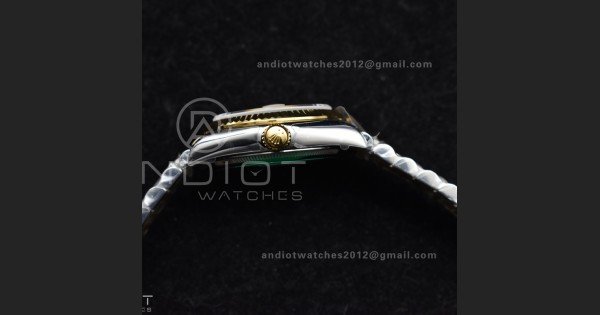 DateJust 31 Ladies 278271 GSF 316L Steel MOP Diamond Dial On YG President Bracelet - Image 9