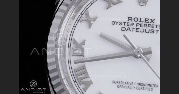 DateJust 36 126234 Clean 1:1 Best Edition 904L Steel White Roman Dial on Jubilee Bracelet SH3235 - Image 6