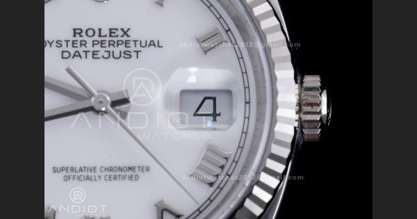 DateJust 36 126234 Clean 1:1 Best Edition 904L Steel White Roman Dial on Jubilee Bracelet SH3235 - Image 7
