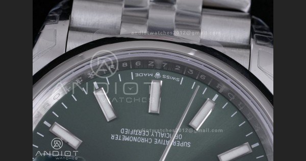 DateJust 36 SS 126200 VSF 1:1 Best Edition 904L Steel Green Dial on Jubilee Bracelet VS3235 - Image 6