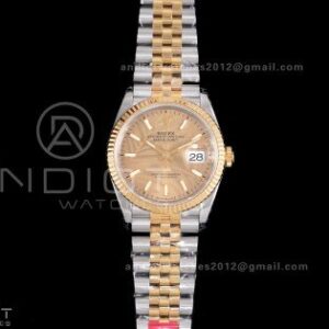 DateJust 36 SS 126233 VSF 1:1 Best Edition 904L Steel YG Leaves Dial on Jubilee Bracelet VS3235