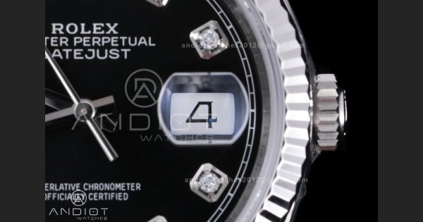 DateJust 36 SS 126234 VSF 1:1 Best Edition 904L Steel Black Diamonds Dial on Jubilee Bracelet VS3235 - Image 7