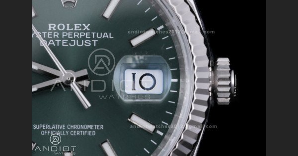 DateJust 36 SS 126234 VSF 1:1 Best Edition 904L Steel Green Dial on Jubilee Bracelet VS3235 - Image 7