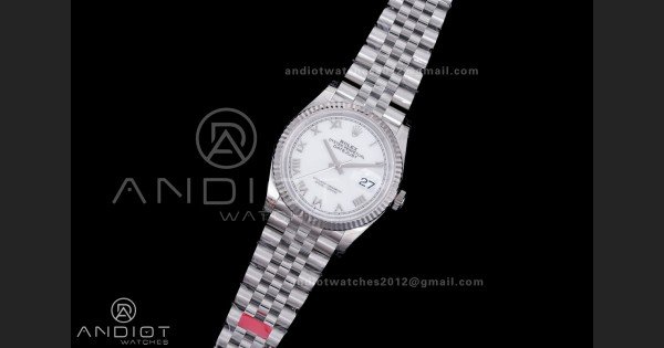 DateJust 36 SS 126234 VSF 1:1 Best Edition 904L Steel White Roman Dial on Jubilee Bracelet VS3235 - Image 2