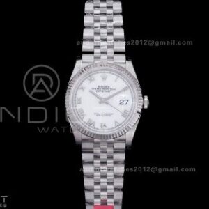 DateJust 36 SS 126234 VSF 1:1 Best Edition 904L Steel White Roman Dial on Jubilee Bracelet VS3235