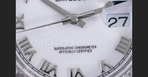 DateJust 36 SS 126234 VSF 1:1 Best Edition 904L Steel White Roman Dial on Jubilee Bracelet VS3235 - Image 5