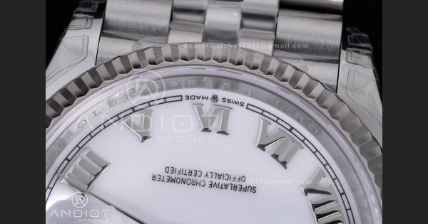 DateJust 36 SS 126234 VSF 1:1 Best Edition 904L Steel White Roman Dial on Jubilee Bracelet VS3235 - Image 6