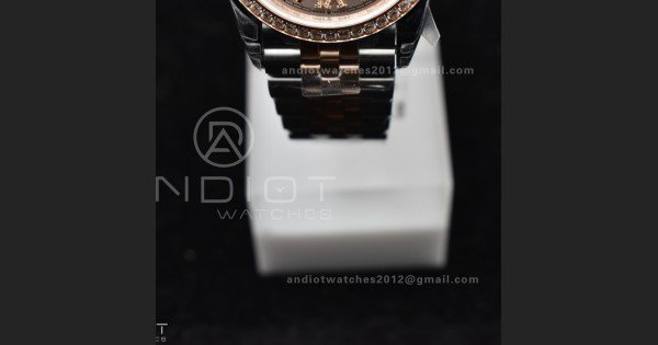 DateJust 36 SS 126281rbr VSF 1:1 Best Edition 904L Steel RG Roman Dial on Jubilee Bracelet VS3235 - Image 8