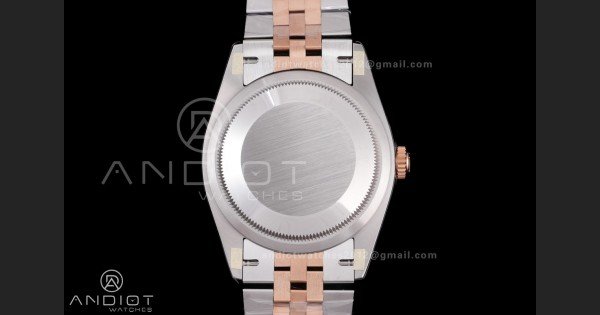 DateJust 36 SS 126281rbr VSF 1:1 Best Edition 904L Steel RG Roman Dial on Jubilee Bracelet VS3235 - Image 9