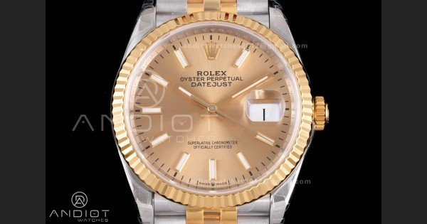 DateJust 36 SS/YG 126233 VSF 1:1 Best Edition 904L Steel YG Sitck Dial on Jubilee Bracelet VS3235 - Image 3