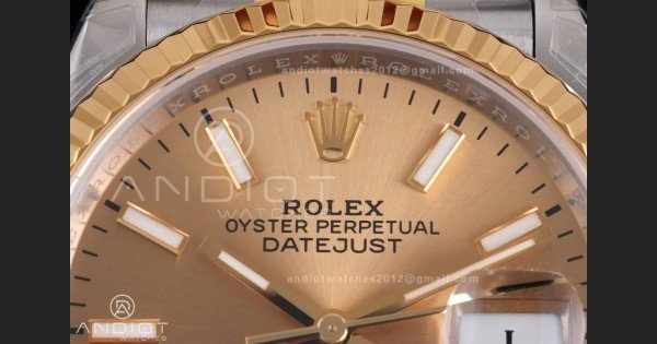 DateJust 36 SS/YG 126233 VSF 1:1 Best Edition 904L Steel YG Sitck Dial on Jubilee Bracelet VS3235 - Image 4