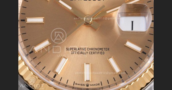 DateJust 36 SS/YG 126233 VSF 1:1 Best Edition 904L Steel YG Sitck Dial on Jubilee Bracelet VS3235 - Image 5
