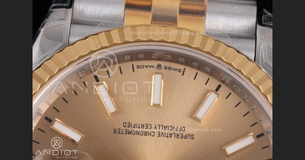 DateJust 36 SS/YG 126233 VSF 1:1 Best Edition 904L Steel YG Sitck Dial on Jubilee Bracelet VS3235 - Image 6