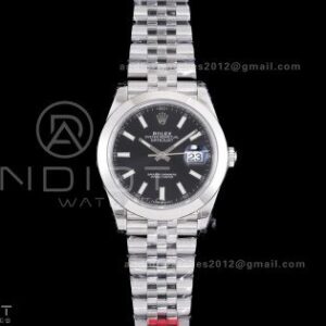 DateJust 41 126300 904L SS VSF 1:1 Best Edition Black Dial on Jubilee Bracelet VS3235