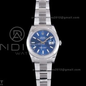 DateJust 41 126300 904L SS VSF 1:1 Best Edition Blue Dial on Oyster Bracelet VS3235