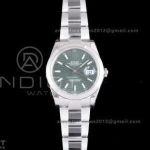 DateJust 41 126300 904L SS VSF 1:1 Best Edition Green Textured Dial on Oyster Bracelet VS3235