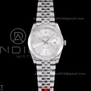 DateJust 41 126300 904L SS VSF 1:1 Best Edition Sliver Dial on Jubilee Bracelet VS3235