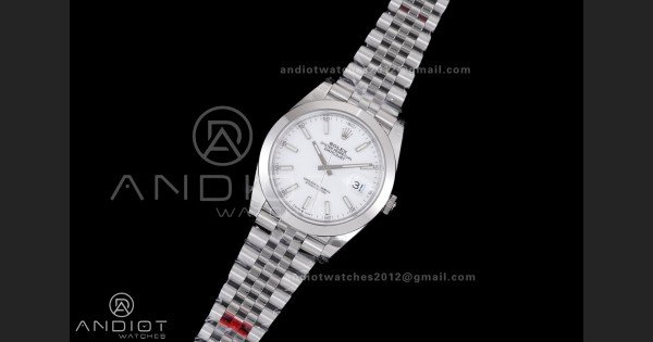 DateJust 41 126300 904L SS VSF 1:1 Best Edition White Dial on Jubilee Bracelet VS3235 - Image 2