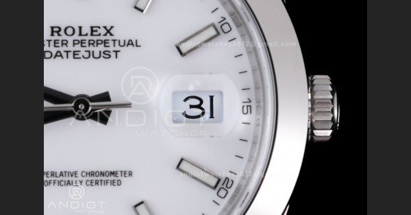 DateJust 41 126300 904L SS VSF 1:1 Best Edition White Dial on Jubilee Bracelet VS3235 - Image 7