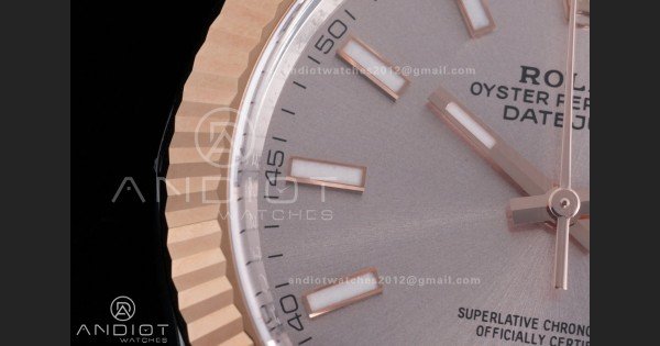 DateJust 41 126331 Clean 1:1 Best Edition 904L Steel Champagne Dial on SS/RG Jubilee Bracelet SH3235 - Image 6