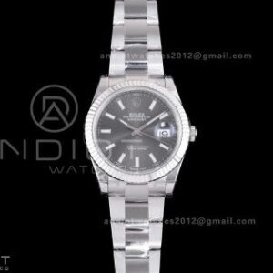 DateJust 41 126334 904L SS VSF 1:1 Best Edition Gray Dial on Oyster Bracelet VS3235
